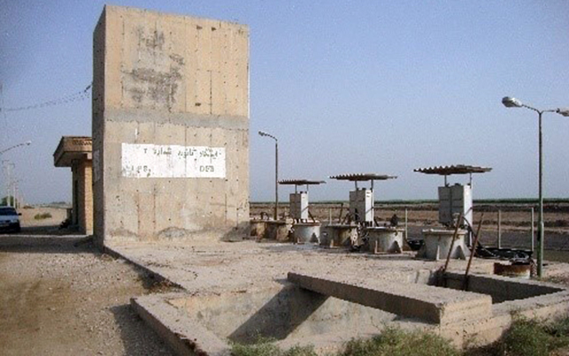 A view of pumping station 2 before the modification of the structure