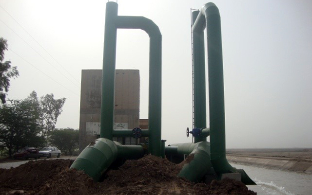 A view of pumping station 2 after the modification of the structure